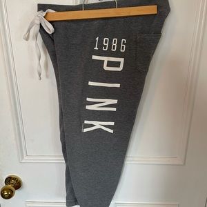 Super Cute PINK Capris sweats!